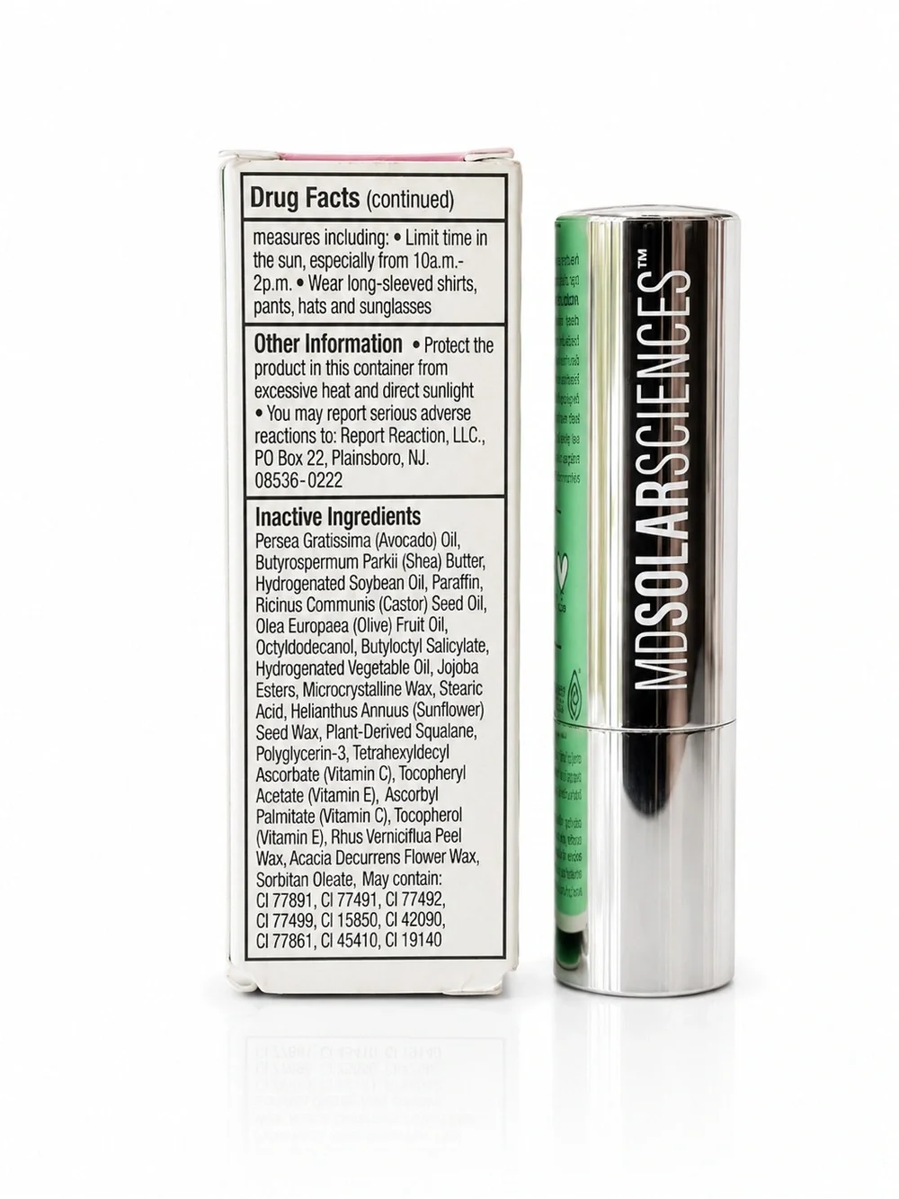MD Solar Sciences Hydrating Sheer Lip Balm SPF 30 – Shimmer | NIB